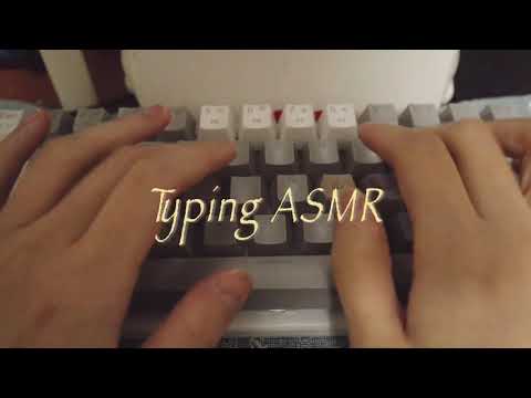 【ASMR，無言】タイピング音で眠る作業用音フェチ