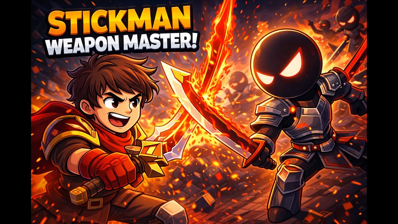 DERROTEI GERAL E FIZ UM COMBO MASSA!!! - Stickman Weapon Master