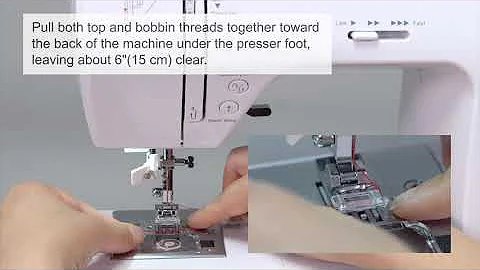 Uten Sewing Machine 2685A: How to draw up bobbin t...