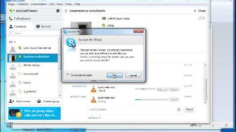 send, recieve, share files with skype n groups