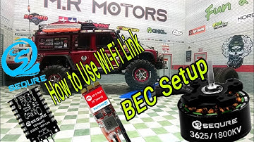 ESCape32 how to use Wi-Fi link and BEC #trx4defender #sequre1800kv