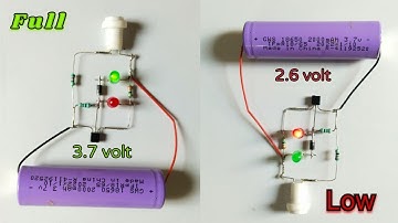 Diy 3.7 volt lithium battery charger with low and full battery indicator | 3.7 volt charging circuit