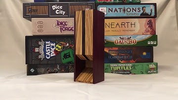 Exotic Wood Dice Tower