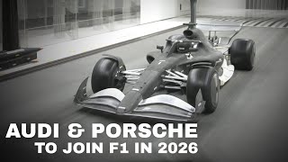 Audi and Porsche are set to JOIN Formula 1 in 2026 | F1 NEWS