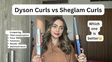 Sheglam Curler vs Dyson Airwrap | Which is better🤔 #sheglam #dyson #hairtutorial