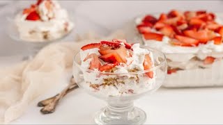3-Ingredient Strawberry Icebox Cake Recipe