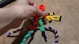 A stick figure got trapped in the back rooms with creatures