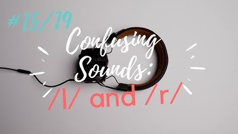 Confusing sound 15: /l/ and /r/. Consonant Sounds. Learn English with Julia