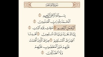سورة الفاتحه مكرره 25 مره محمود الحصري |Surah AL-Fatiha repeated 25 times Mahmoud AL-Hosary