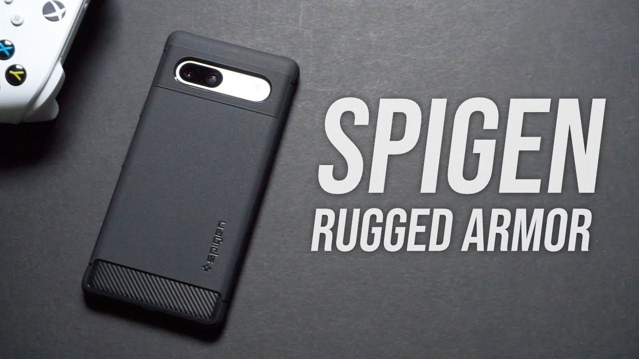 For Google Pixel 7a Case, Spigen [Rugged Armor] Shockproof Slim Cover