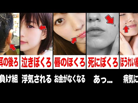 【衝撃】顔にあったら人生終了？のほくろランキングがツッコミどころ満載だったwwwwww#51【なろ屋】【ツッコミ】【都市伝説】