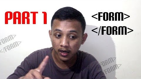 #YUKBELAJAR - Membuat Form di HTML | Part 1