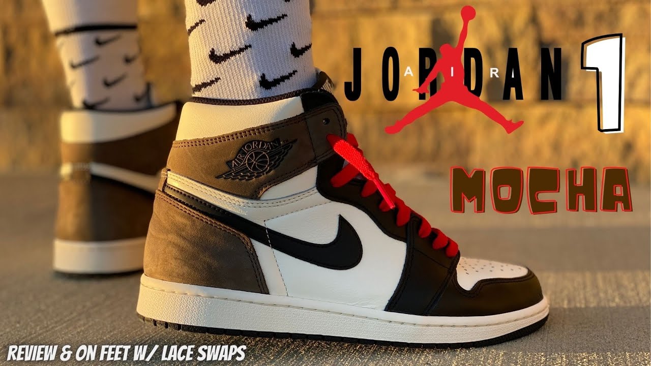 how to lace jordan 1 dark mocha