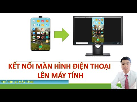 Video Cách kết nối màn hình điện thoại lên máy tính || Tùng... - youtube