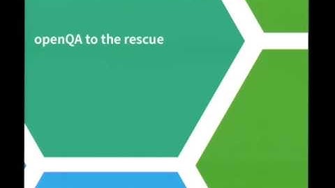 Richard Brown: openQA - Avoiding Disasters of Biblical Proportions