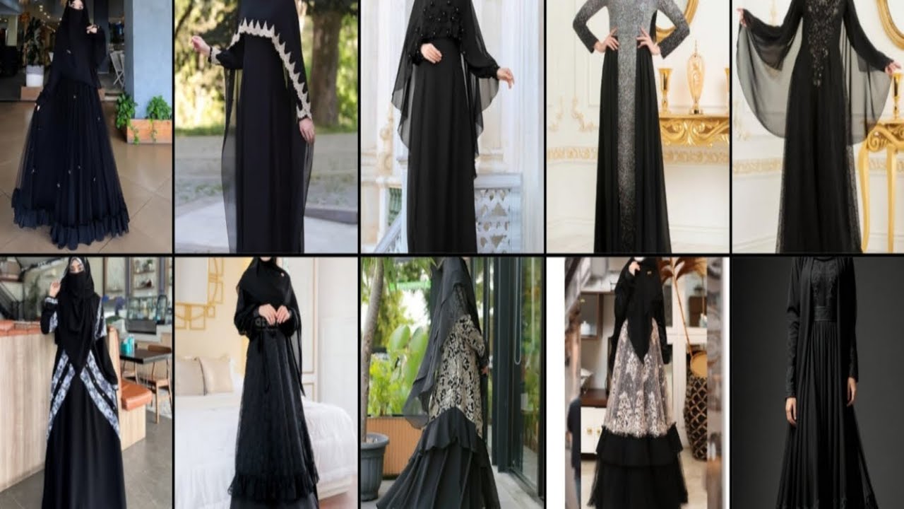 Abaya designs dubai / 2025 / Dubai / Black / new / borqa / borkha collection / trendy / shorts / eid