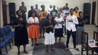 SDA youth Mabawa choir wakiwa zoezini.