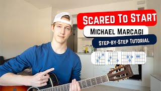 Video thumbnail of "How To Play SCARED TO START on Guitar! Beginner Guitar Tutorial!"