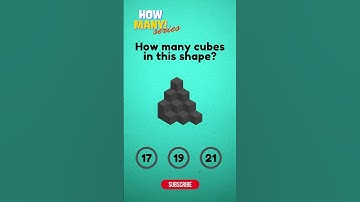 How Many Cubes? Mind-Bending 3D Cube Counting Challenge!
