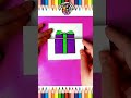 Surprise gift box   how to draw surprise gift box shorts minipuppetfamily giftbox giftideas