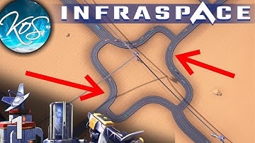 Infraspace - FACTORIO WITH CRAZY COOL ROADS - Factory City Builder, First Look, Let