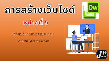 หน่วยที่ 5 ส่วนประกอบของโปรแกรม Adobe Dreamweaver