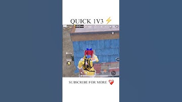 QUICK 1v3 🤯 #shorts #bgmi #pubgmobile #trolling #viral #viralvideo