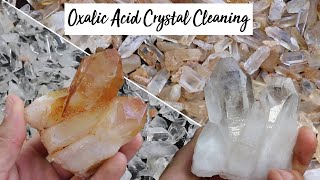 HOW TO CLEAN CRYSTALS with Oxalic Acid | Cheap & Simple DIY Mineral Cleaning