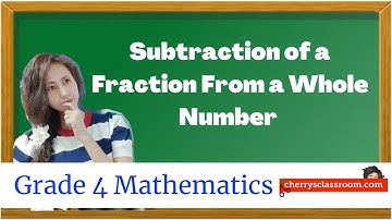 Subtraction of a Fraction from a Whole Number / Tagalog