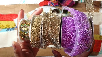 Boho chic bling fabric snippets part-1 craft with me! New August 2019!