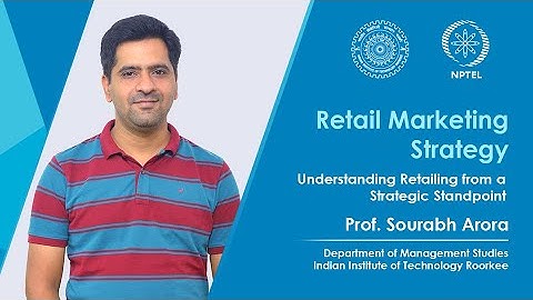 Lecture 1 - Understanding Retailing from a Strategic Standpoint