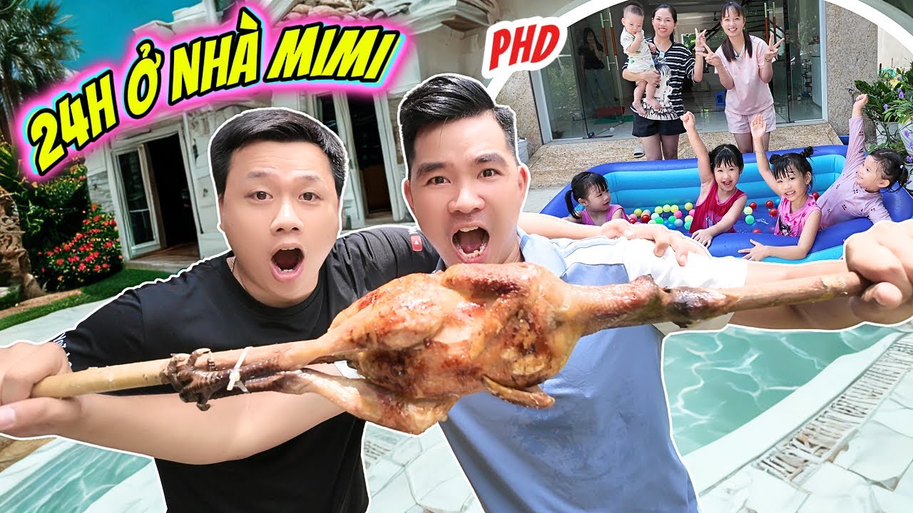 24H Phương Hữu Dưỡng Ở Nhà MiMi - Cùng Gia Đình MiMi Nướng Gà, Nướng Cá Tổ Chức Tiệc Picnic Tại Nhà!