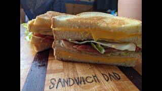 How To Make A Grilled Cheese BLT - Sandwich Dad