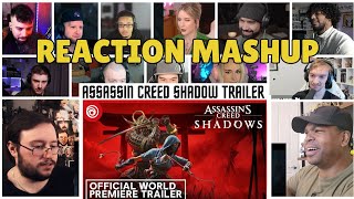 Assassin's Creed Shadows Trailer Reaction Mashup | Reveal Trailer