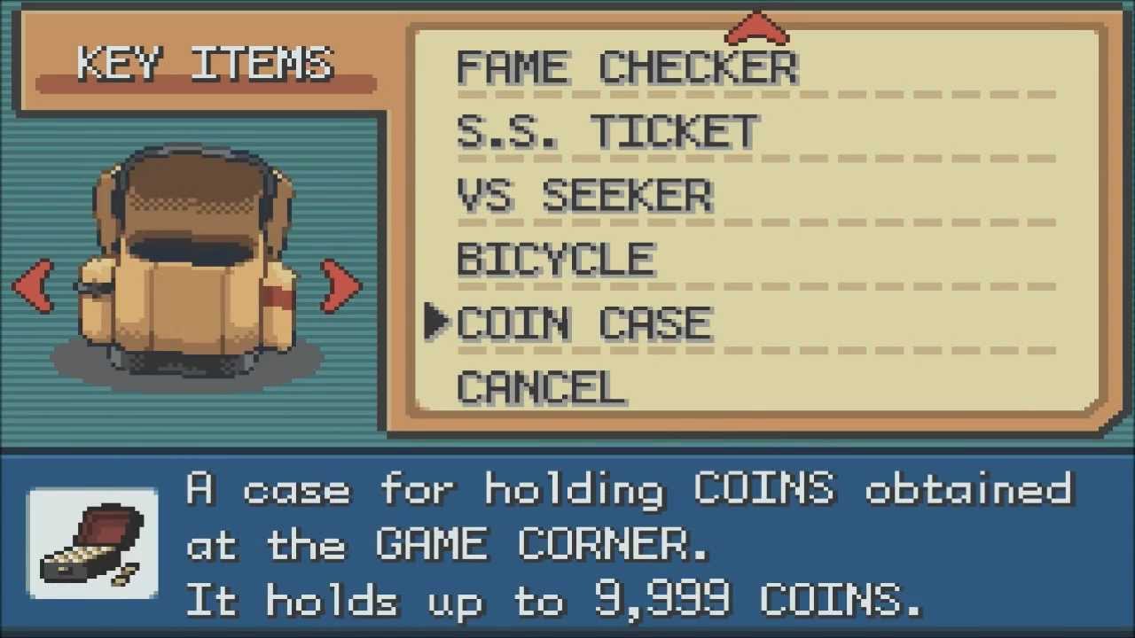 Pokemon Fire Red/Leaf Green: How To Get Coin YouTube
