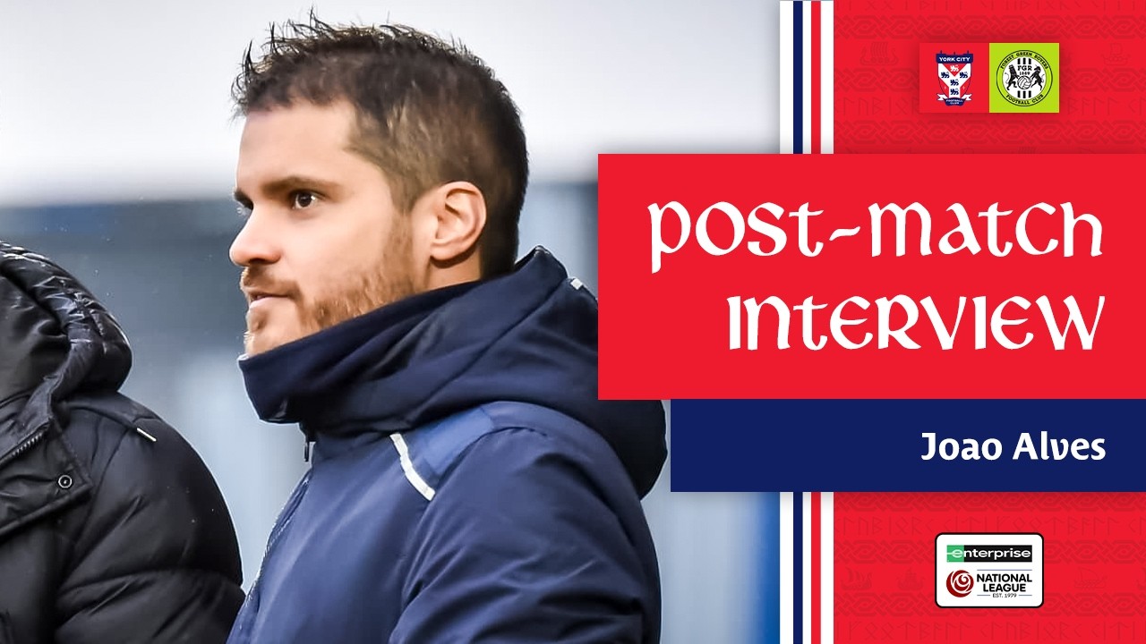 💬 Post-Match Interview | Joao Alves | Forest Green Rovers (H)