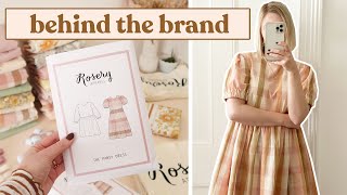 Making More Sewing Kits + My New Sewing Pattern! | Behind The Brand #22