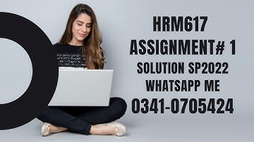 hrm617 assignment 1 sp2022 hrm 617
