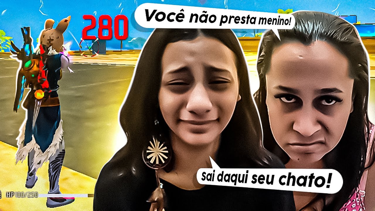 TROLLEI FARPEI E HUMILHEI MINHA MÃE E IRMÃ NESSE X1 ELA NÃO SE SEGUROU E VEIO PRA CIMA! FREE FIRE 😭