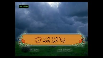 سورة الانفطار من 1 - 8 مكررة