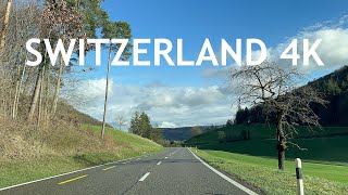 🇨🇭Driving in Switzerland 4K HDR - Canton of Aargau