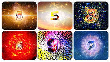 Countdown from 10 with Shockwave Sound