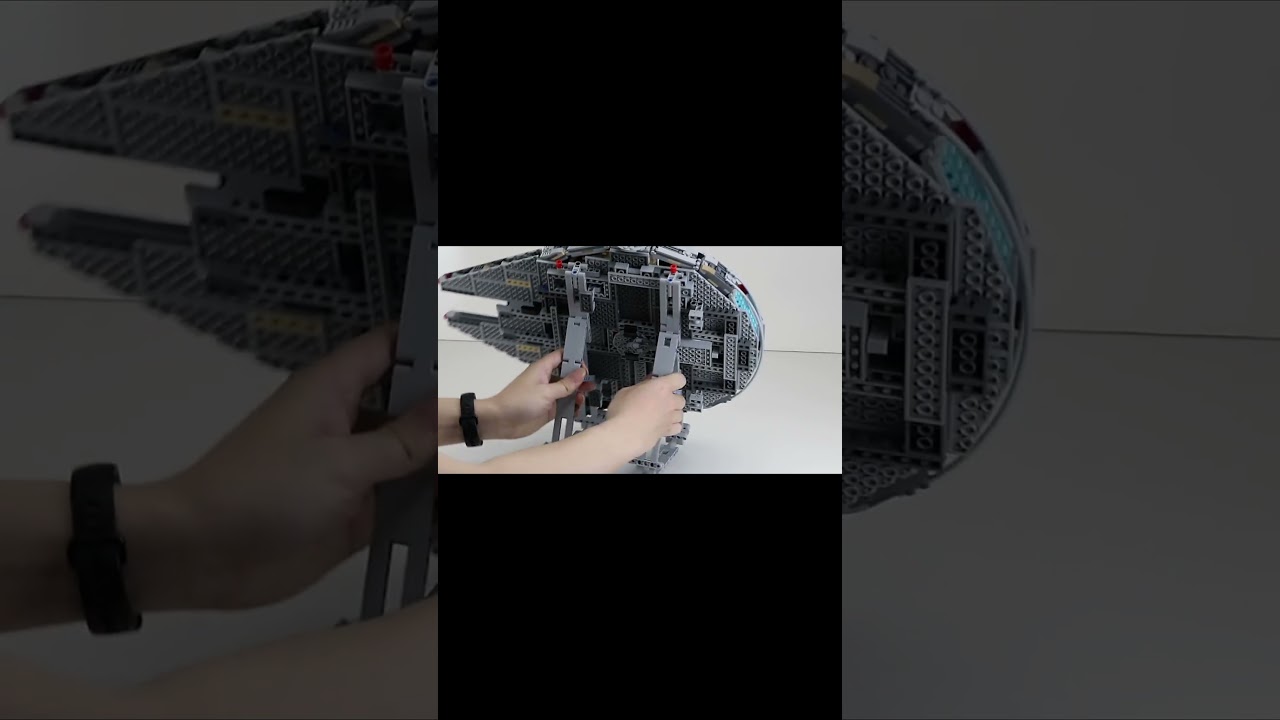 Ultimate LEGO75257 Millennium Falcon Display Stand: Showcase Your Fastest Hunk of Junk in the Galaxy