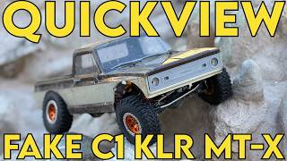 Crawler Canyon Quick(re)view: 1.9" C1 Fake KLR MT-X (??)