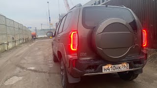 90 сил 1.8 - максимальная скорость на трассе Lada Niva Travel / Лада Нива Тревел на пределе!