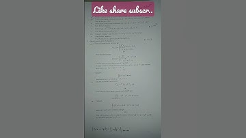 +3 5th sem math question#Multivariate Calculus #sambalpur  University # shorts