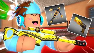 Playing MM2 With the RAREST Weapons EVER!