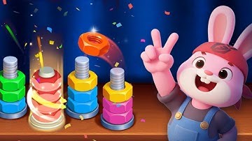 Nuts Spinner - Nut Sort Puzzle Gameplay Android