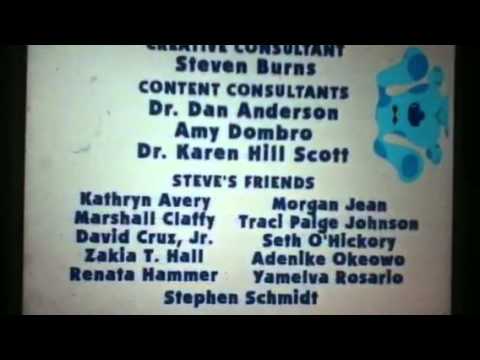 Blue's clues closing credits - YouTube