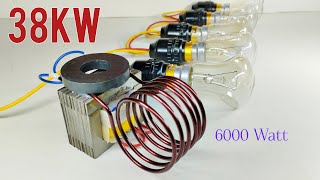 220v Free energy generator 38KW with Coper wire Use Transformer and Magnet 100%work
